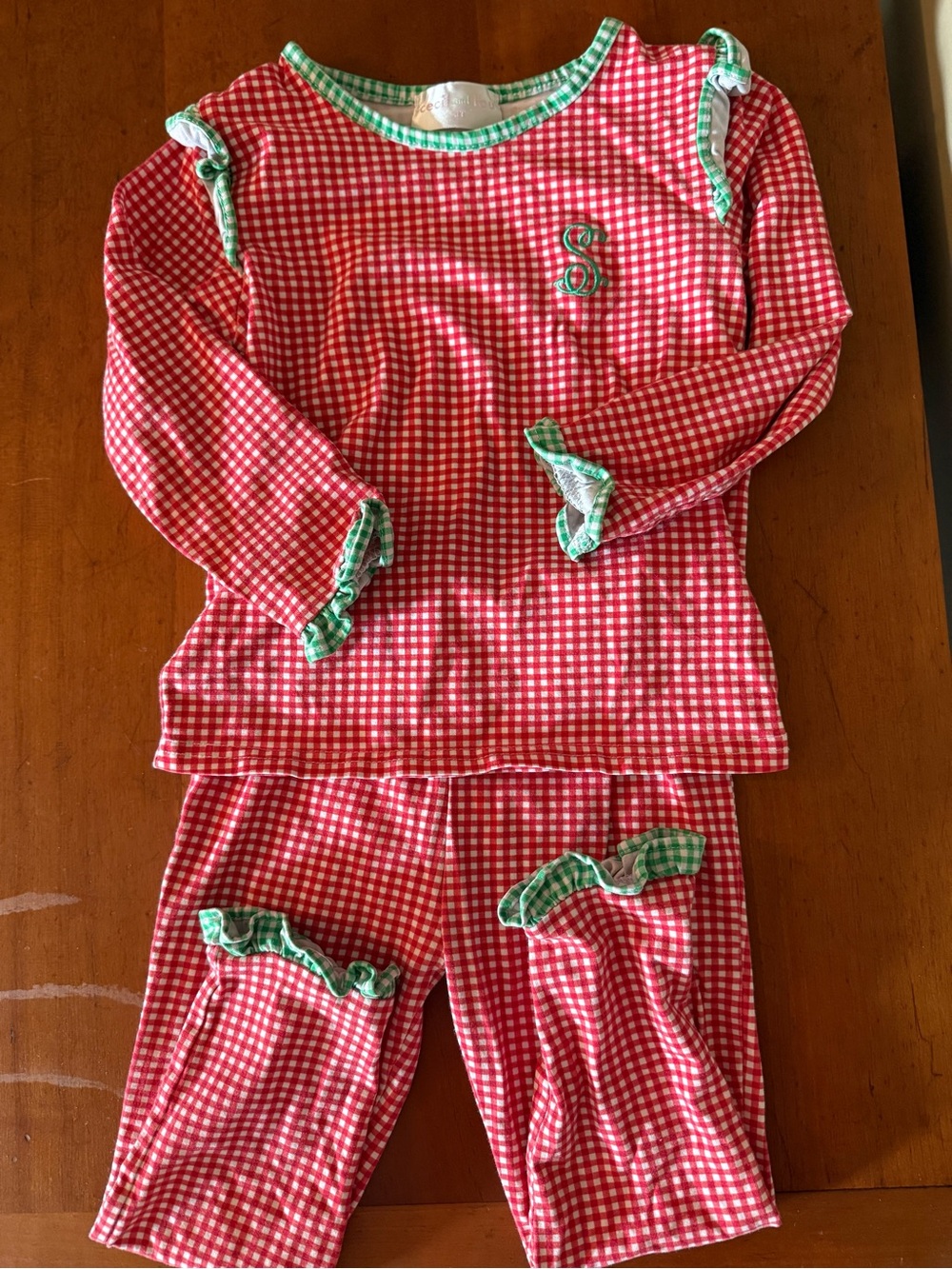 Cecil and Lou Christmas Pj “S” mono
